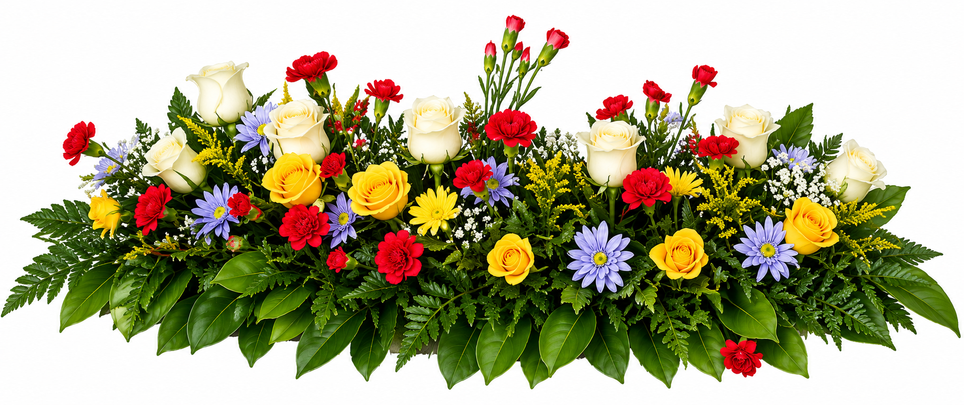 Statement color floral inspiration
