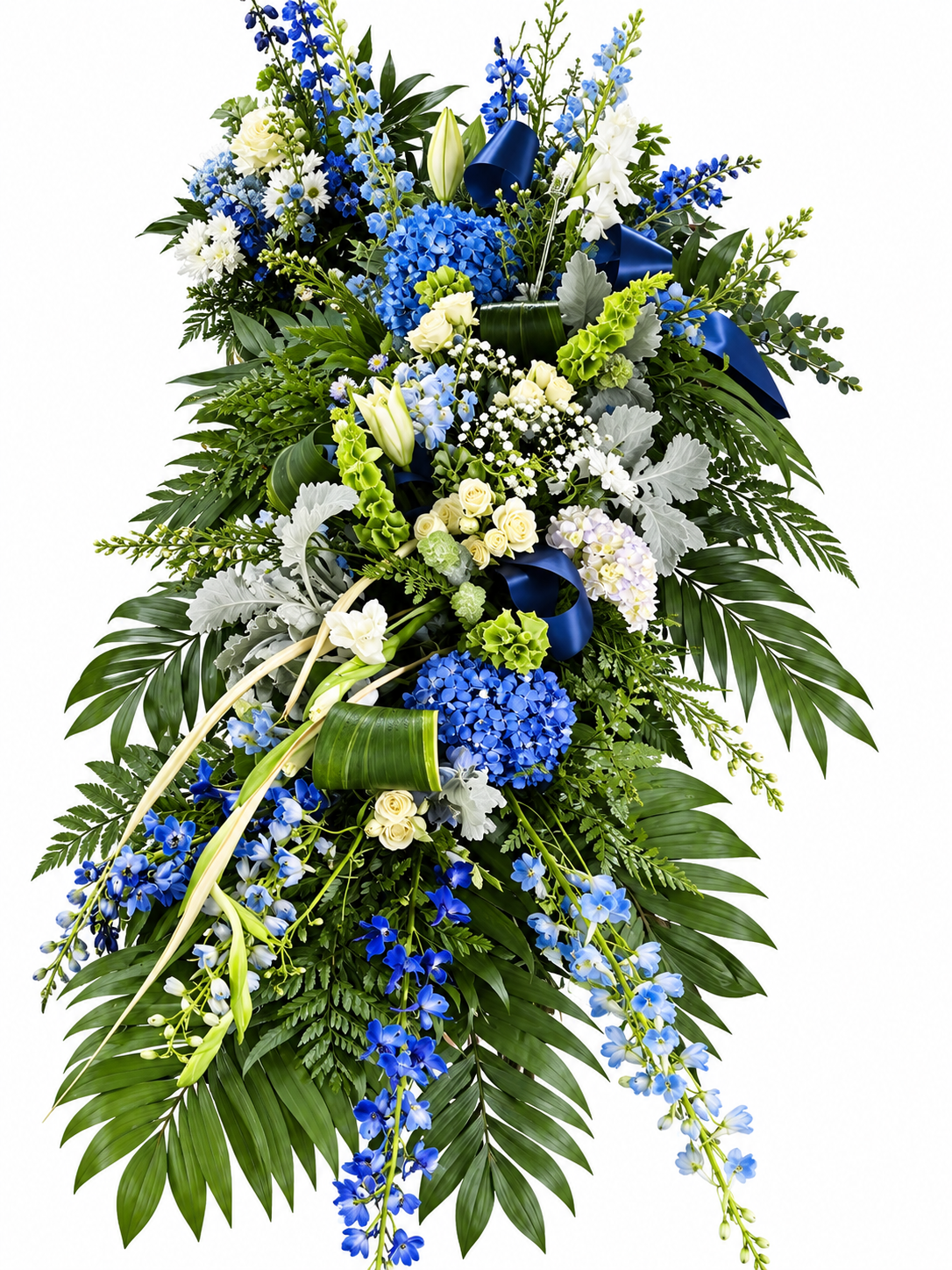 Blue Hydrangea Standing Spray