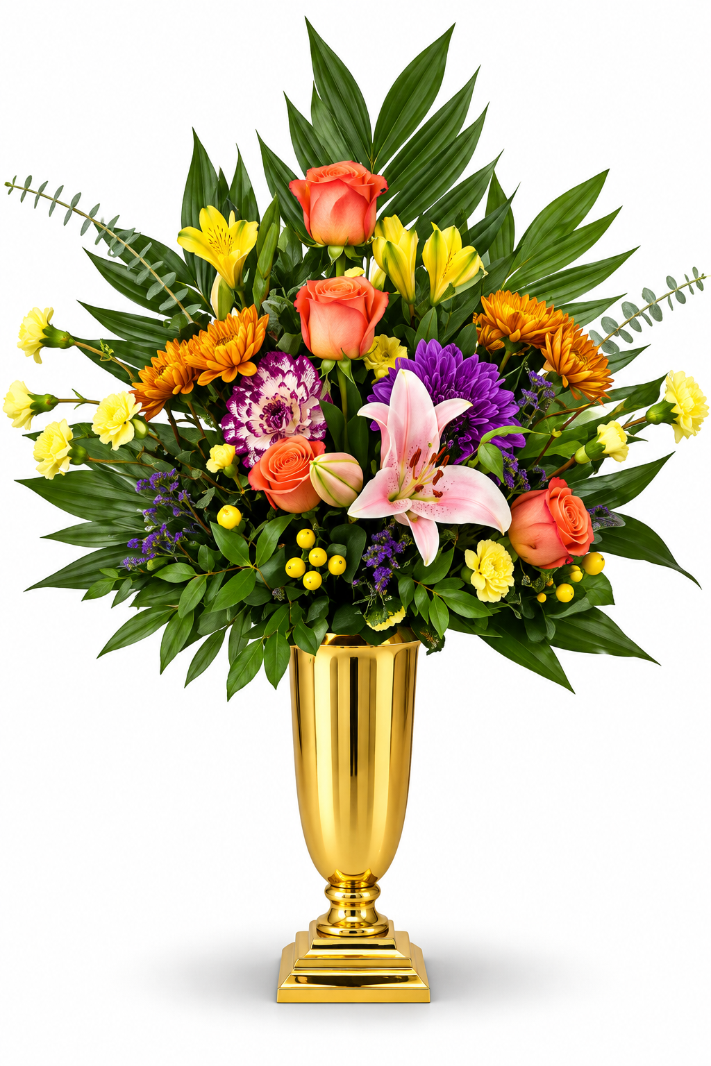 Golden Tribute Vase
