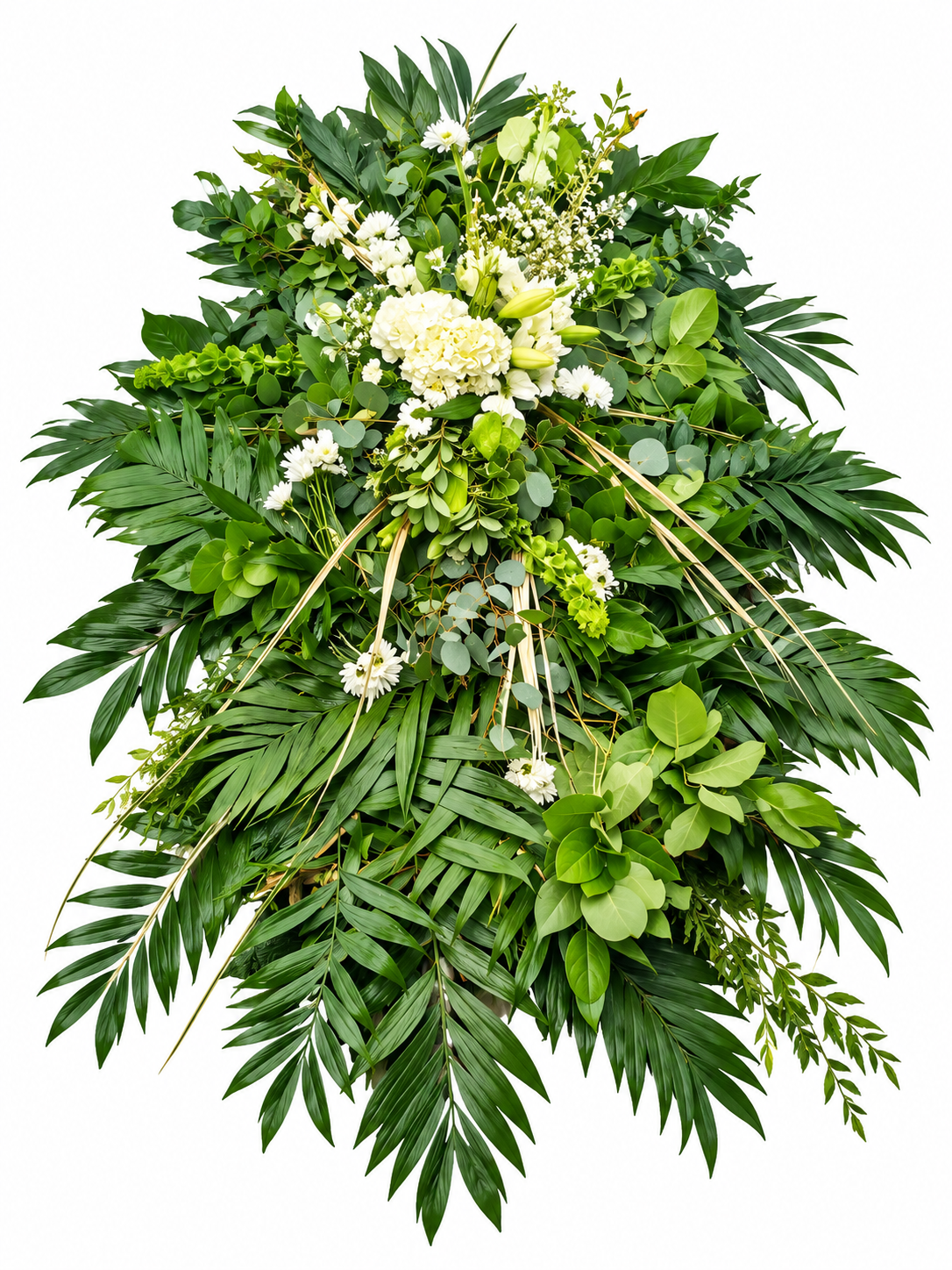 Garden Greenery Casket Spray
